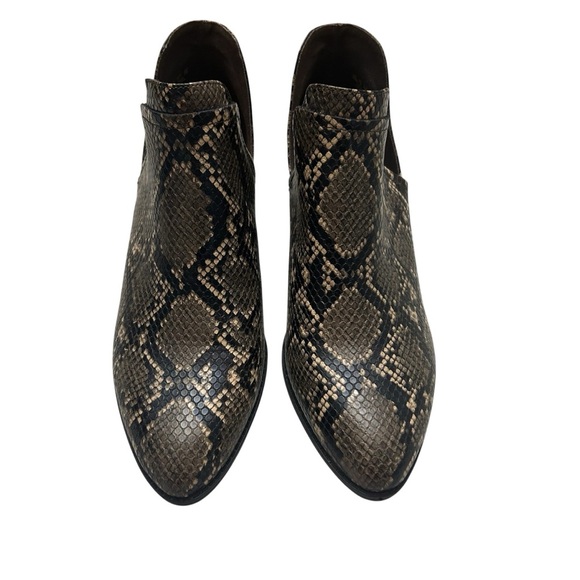 Fergalicious Brown and Black Ankle Boots Animal Print Size 11W NWOT. MSRP 120.00 - Picture 1 of 7